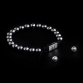 925 Sterling Silver Beads & Hematite Stones 8mm Basic Bracelet