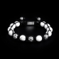 Sterling Silver Lily Balls & Howlite 10mm Link Bracelet